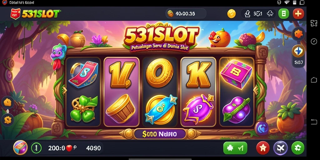 Tampilan gameplay seru di dunia slot penuh petualangan.