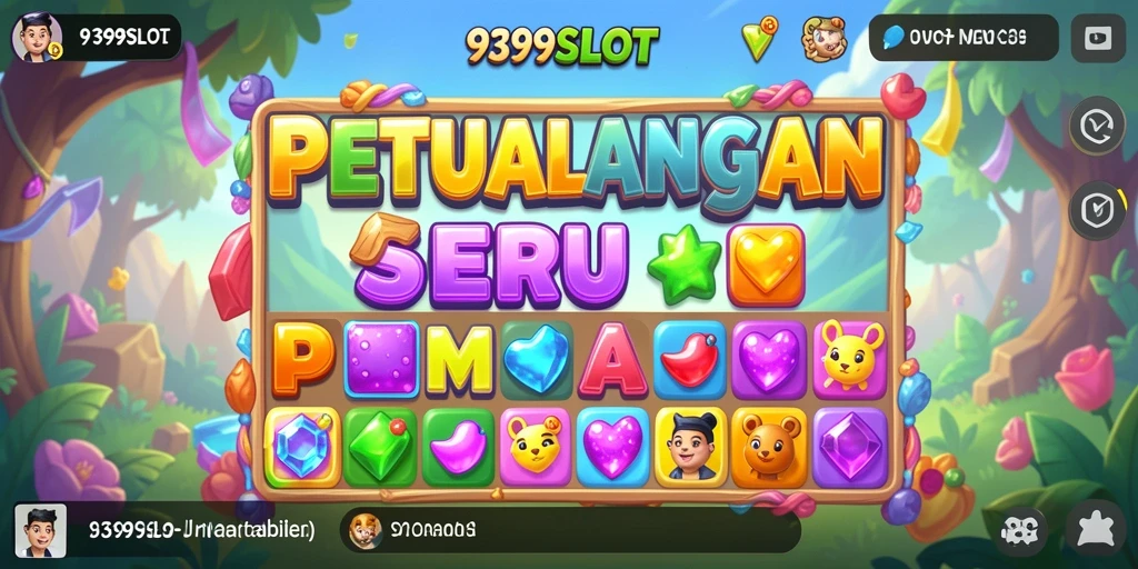 Menampilkan gameplay seru dan penuh warna dari 9399SLOT.