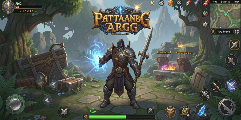 Tangkapan layar gameplay ARPG yang memukau dan mendebarkan.