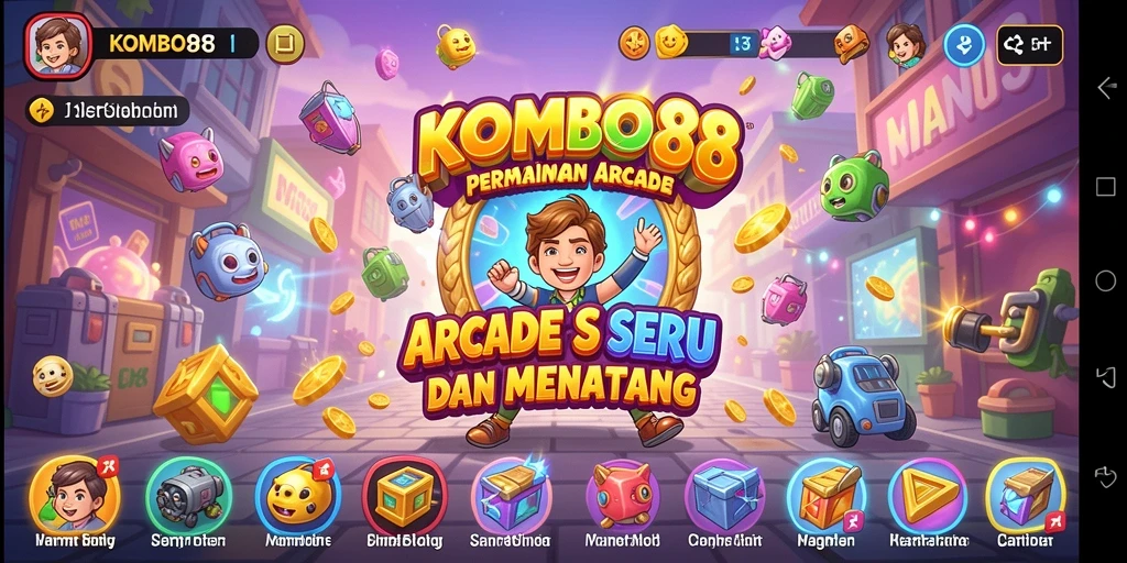 Tampilan gameplay seru dan menantang di KOMBO88.