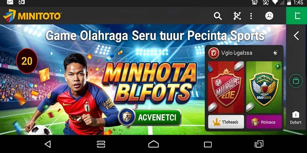 Screenshot utama MINITOTO yang menampilkan aksi intens di lapangan.