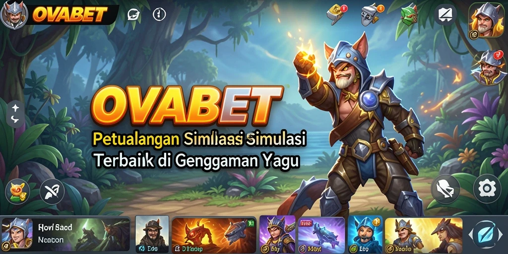 Tampilan gameplay menarik dari OVABET dalam simulasi interaktif.