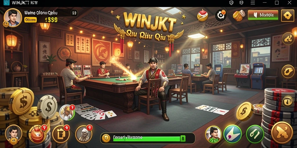 Gameplay menarik dari WINJKT dengan tampilan QiuQiu yang mengasyikkan.