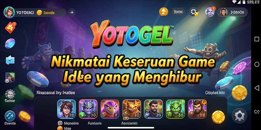 Tampilan gameplay YOTOGEL yang menarik saat bermain Idle.